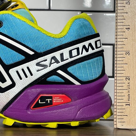 Salomon Speedcross 3 Trail Running Shoes Womens Size 9.5 Multicolor Sneakers - Picture 11 of 15